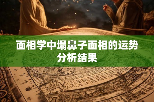 面相学中塌鼻子面相的运势分析结果 面相学中塌鼻子面相的运势分析结果