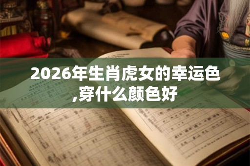 2026年生肖虎女的幸运色,穿什么颜色好 2026年生肖虎女的幸运色,穿什么颜色好