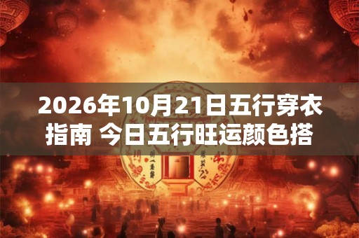2026年10月21日五行穿衣指南 今日五行旺运颜色搭配