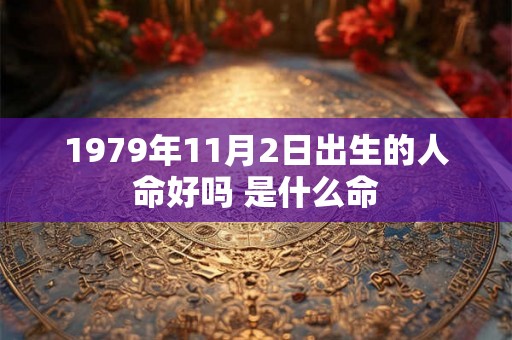 1979年11月2日出生的人命好吗 是什么命