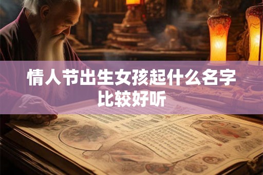 情人节出生女孩起什么名字比较好听 情人节出生女孩起什么名字比较好听