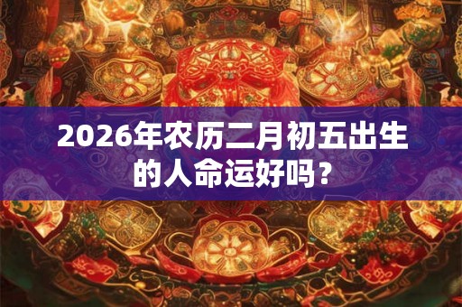 2026年农历二月初五出生的人命运好吗? 2026年农历二月初五出生的人命运好吗?