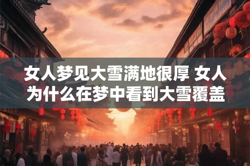 女人梦见大雪满地很厚 女人为什么在梦中看到大雪覆盖大地 女人梦见大雪满地很厚 女人为什么在梦中看到大雪覆盖大地