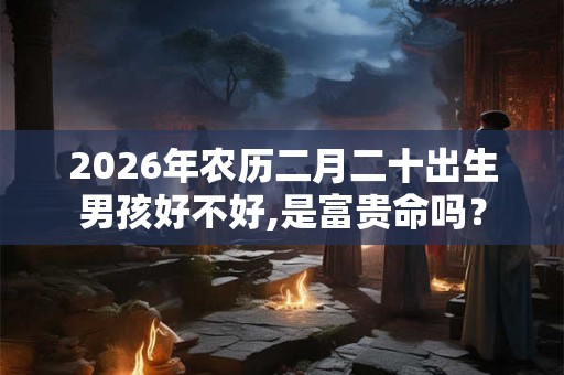 2026年农历二月二十出生男孩好不好,是富贵命吗？