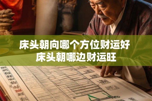 床头朝向哪个方位财运好 床头朝哪边财运旺