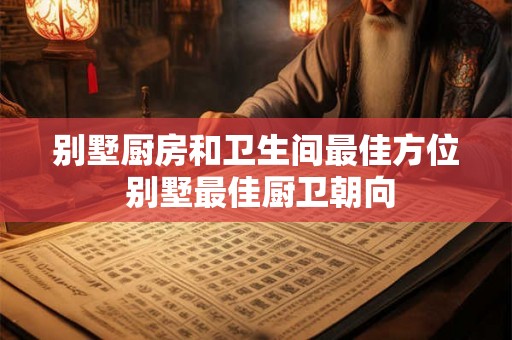 别墅厨房和卫生间最佳方位 别墅最佳厨卫朝向