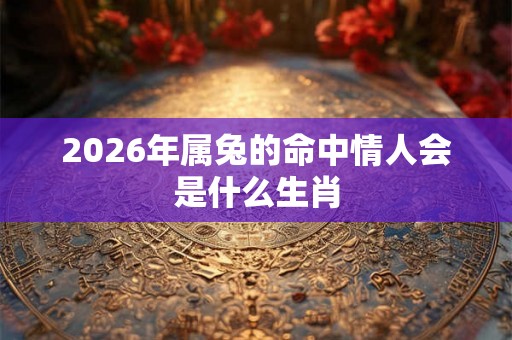 2026年属兔的命中情人会是什么生肖