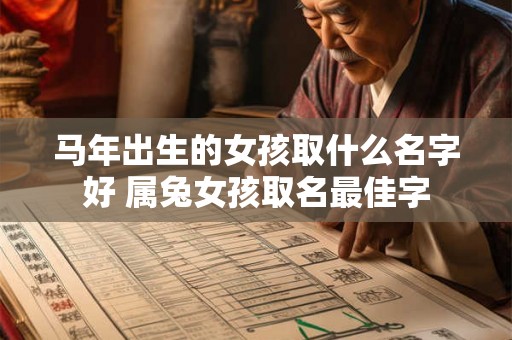 马年出生的女孩取什么名字好 属兔女孩取名最佳字