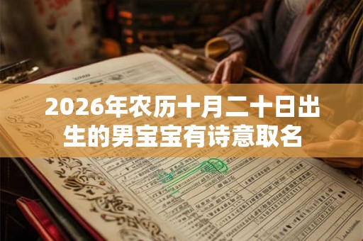 2026年农历十月二十日出生的男宝宝有诗意取名