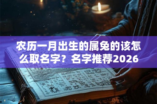 农历一月出生的属兔的该怎么取名字?名字推荐2026 农历一月出生的属兔的该怎么取名字?名字推荐2026