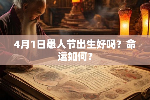 4月1日愚人节出生好吗？命运如何？