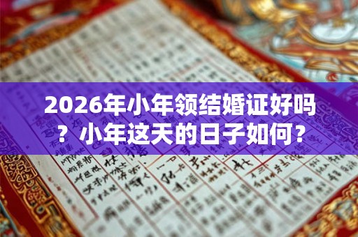2026年小年领结婚证好吗?小年这天的日子如何? 2026年小年领结婚证好吗?小年这天的日子如何?
