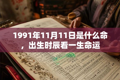 1991年11月11日是什么命，出生时辰看一生命运