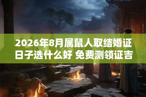 2026年8月属鼠人取结婚证日子选什么好 免费测领证吉日 2026年8月属鼠人取结婚证日子选什么好 免费测领证吉日