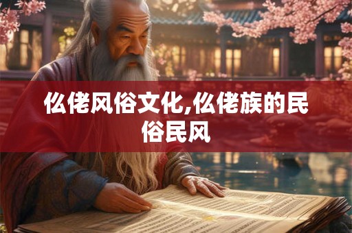 仫佬风俗文化,仫佬族的民俗民风