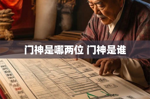 门神是哪两位 门神是谁