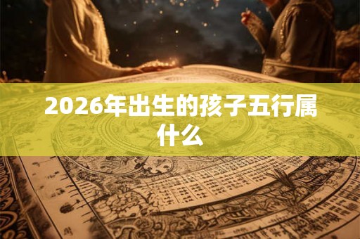 2026年出生的孩子五行属什么