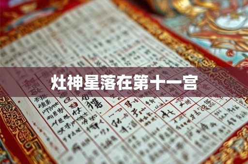 灶神星落在第十一宫 灶神星落在第十一宫