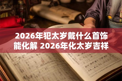 2026年犯太岁戴什么首饰能化解 2026年化太岁吉祥物