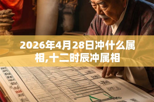 2026年4月28日冲什么属相,十二时辰冲属相 2026年4月28日冲什么属相,十二时辰冲属相