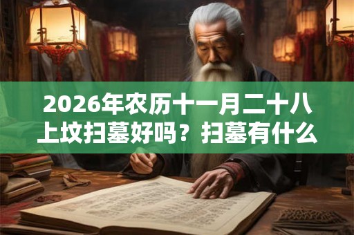 2026年农历十一月二十八上坟扫墓好吗？扫墓有什么禁忌？