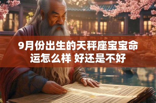 9月份出生的天秤座宝宝命运怎么样 好还是不好