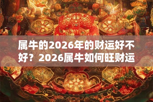 属牛的2026年的财运好不好?2026属牛如何旺财运? 属牛的2026年的财运好不好?2026属牛如何旺财运?