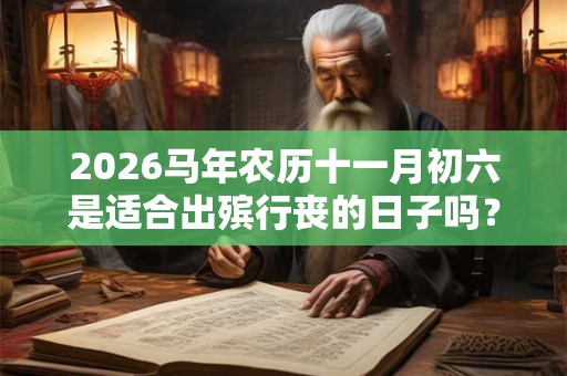 2026马年农历十一月初六是适合出殡行丧的日子吗？