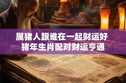 属猪人跟谁在一起财运好 猪年生肖配对财运亨通