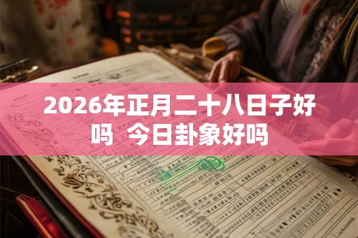 2026年正月二十八日子好吗  今日卦象好吗
