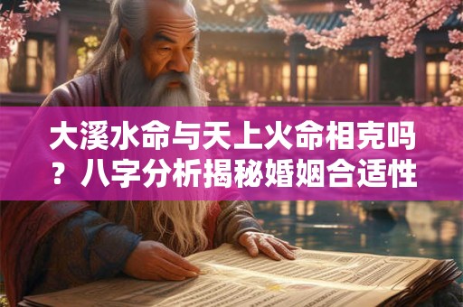 大溪水命与天上火命相克吗？八字分析揭秘婚姻合适性