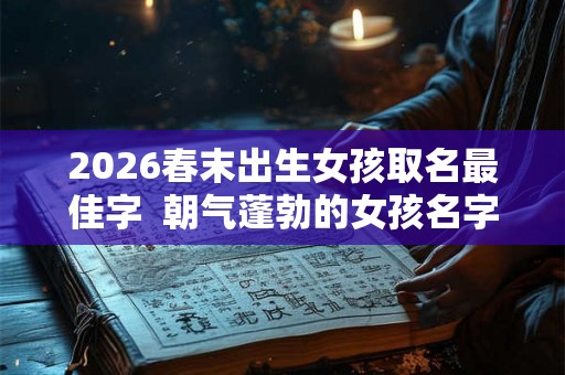 2026春末出生女孩取名最佳字 朝气蓬勃的女孩名字 2026春末出生女孩取名最佳字 朝气蓬勃的女孩名字