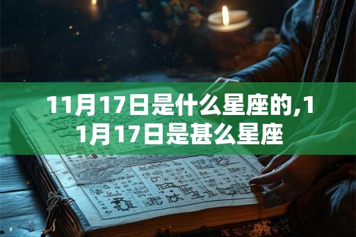 11月17日是什么星座的,11月17日是甚么星座