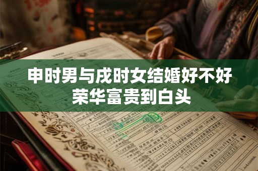 申时男与戌时女结婚好不好 荣华富贵到白头 申时男与戌时女结婚好不好 荣华富贵到白头