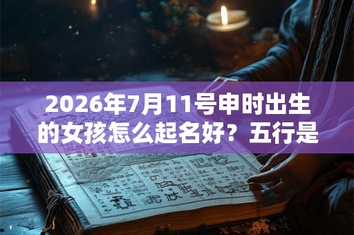 2026年7月11号申时出生的女孩怎么起名好?五行是什么? 2026年7月11号申时出生的女孩怎么起名好?五行是什么?