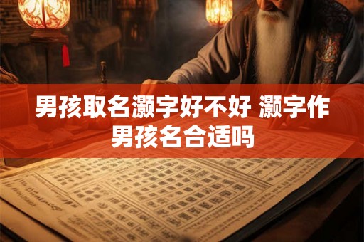 男孩取名灏字好不好 灏字作男孩名合适吗