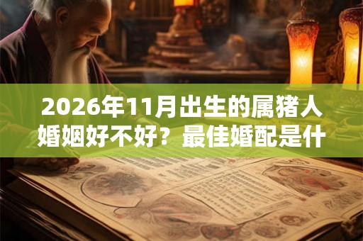 2026年11月出生的属猪人婚姻好不好?最佳婚配是什么? 2026年11月出生的属猪人婚姻好不好?最佳婚配是什么?