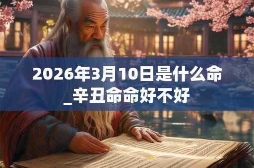 2026年3月10日是什么命_辛丑命命好不好