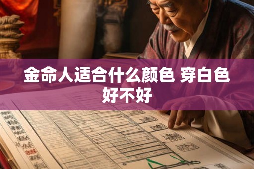 金命人适合什么颜色 穿白色好不好 金命人适合什么颜色 穿白色好不好