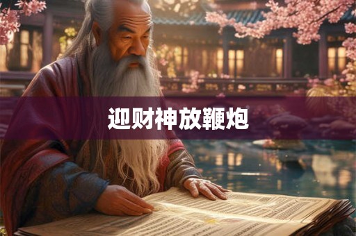 迎财神放鞭炮 迎财神放鞭炮