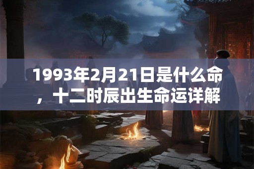 1993年2月21日是什么命，十二时辰出生命运详解