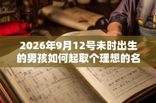 2026年9月12号未时出生的男孩如何起取个理想的名字，五行属什么