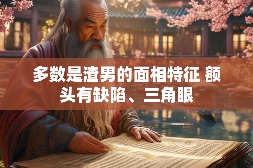 多数是渣男的面相特征 额头有缺陷、三角眼