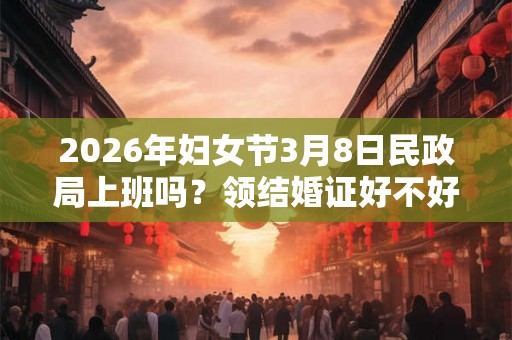 2026年妇女节3月8日民政局上班吗？领结婚证好不好？