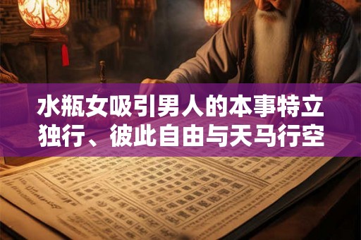 水瓶女吸引男人的本事特立独行、彼此自由与天马行空 水瓶女吸引男人的本事特立独行、彼此自由与天马行空
