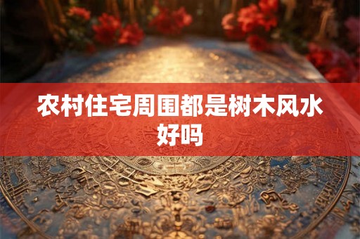 农村住宅周围都是树木风水好吗