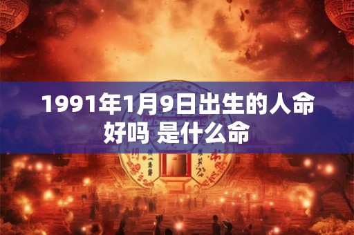 1991年1月9日出生的人命好吗 是什么命