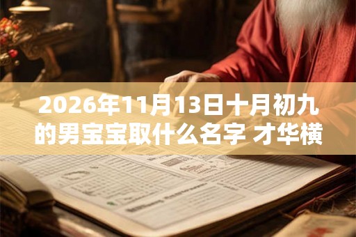 2026年11月13日十月初九的男宝宝取什么名字 才华横溢 2026年11月13日十月初九的男宝宝取什么名字 才华横溢