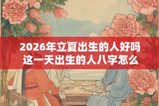 2026年立夏出生的人好吗 这一天出生的人八字怎么样 2026年立夏出生的人好吗 这一天出生的人八字怎么样