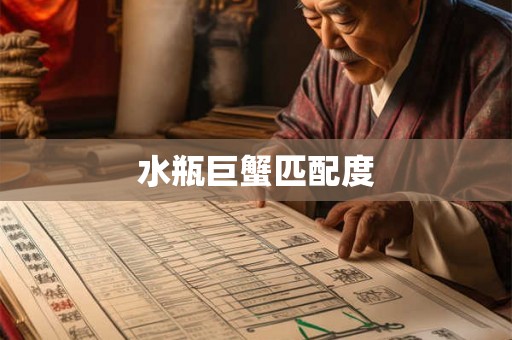 水瓶巨蟹匹配度